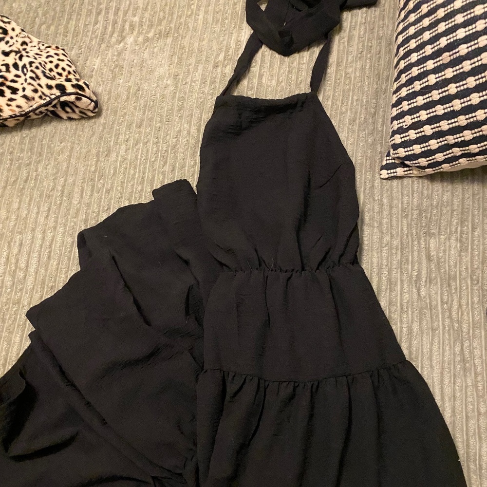 Black Halter Dress